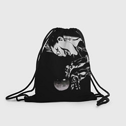 Рюкзак-мешок Рюк и яблоко Death Note, цвет: 3D-принт