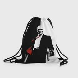 Рюкзак-мешок Hitman BW, цвет: 3D-принт