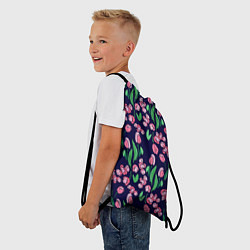Рюкзак-мешок Тюльпаны, цвет: 3D-принт — фото 2