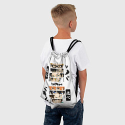 Рюкзак-мешок Игроки вороны ВОЛЕЙБОЛ!!, цвет: 3D-принт — фото 2