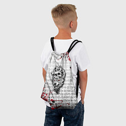 Рюкзак-мешок Скандинавские символы, цвет: 3D-принт — фото 2
