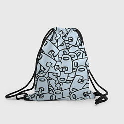 Рюкзак-мешок Among us mem, цвет: 3D-принт