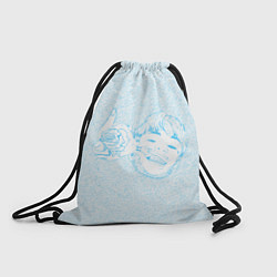 Рюкзак-мешок Blue Lil Peep, цвет: 3D-принт