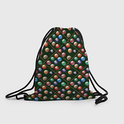 Рюкзак-мешок Бильярд, цвет: 3D-принт