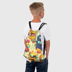 Рюкзак-мешок Crazy Simpsons, цвет: 3D-принт — фото 2