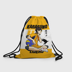 Рюкзак-мешок Юу Нишиноя из Карасуно Haikyu!!, цвет: 3D-принт
