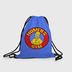 Рюкзак-мешок Спортзал Гомера, цвет: 3D-принт