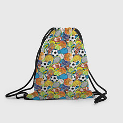 Рюкзак-мешок Разные виды спорта, цвет: 3D-принт
