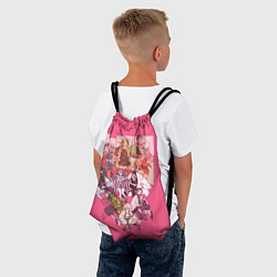 Рюкзак-мешок Slayers on pink, цвет: 3D-принт — фото 2