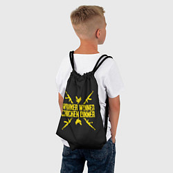 Рюкзак-мешок Винер Винер, цвет: 3D-принт — фото 2