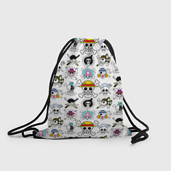 Рюкзак-мешок Веселые Роджеры пиратов Соломенной Шляпы, цвет: 3D-принт