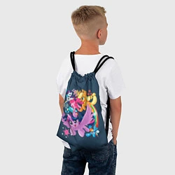 Рюкзак-мешок Пони тим, цвет: 3D-принт — фото 2