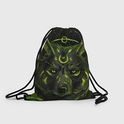Рюкзак-мешок Эзотерический Волк, цвет: 3D-принт