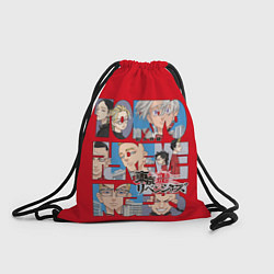 Рюкзак-мешок Tokyo Revengers Токийские мстители Poster Z, цвет: 3D-принт