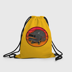 Рюкзак-мешок Шлем Пабг, цвет: 3D-принт