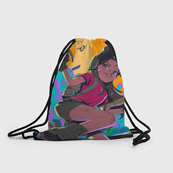 Рюкзак-мешок Sweet Pubg girl, цвет: 3D-принт