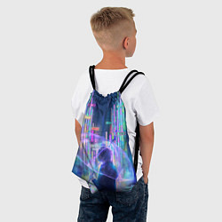 Рюкзак-мешок ANIME NEON, цвет: 3D-принт — фото 2