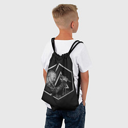 Рюкзак-мешок Честер скетч, цвет: 3D-принт — фото 2