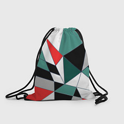 Рюкзак-мешок Абстрактный геометрический, цвет: 3D-принт