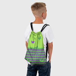 Рюкзак-мешок Бабочки, цвет: 3D-принт — фото 2