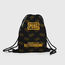 Рюкзак-мешок PUBG ПАБГ Logo Name, цвет: 3D-принт