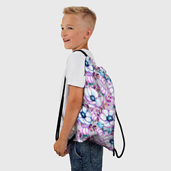 Рюкзак-мешок Анемоны - цветочный ковер, цвет: 3D-принт — фото 2