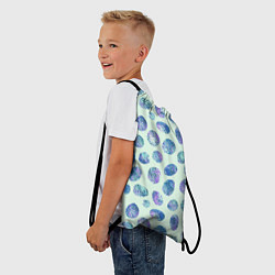 Рюкзак-мешок Драгоценные синие камни, цвет: 3D-принт — фото 2