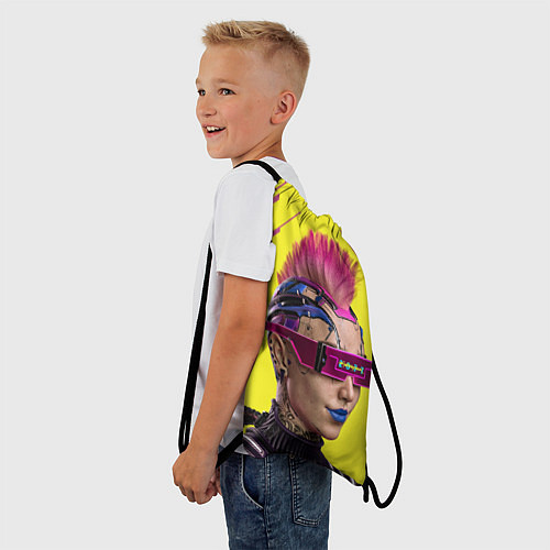 Мешок для обуви CYBERPUNK 2077 КИБЕРПАНК Z / 3D-принт – фото 3