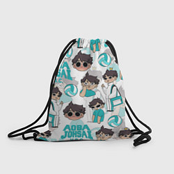 Рюкзак-мешок ТООРУ ОЙКАВА OIKAWA TORU, цвет: 3D-принт