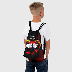 Рюкзак-мешок Черная метка АлисА, цвет: 3D-принт — фото 2