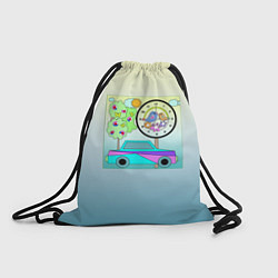 Рюкзак-мешок Яркая аппликация для мальчика, цвет: 3D-принт