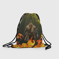 Рюкзак-мешок Воин Sekiro shadows die twice Z, цвет: 3D-принт