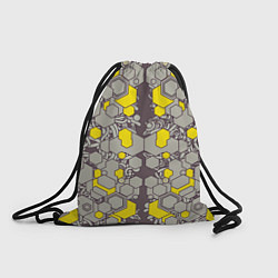 Рюкзак-мешок Абстракция киберпанк, цвет: 3D-принт