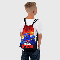 Рюкзак-мешок ЭШ НИНДЗЯ Ash Brawl Stars, цвет: 3D-принт — фото 2