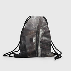Рюкзак-мешок Постапокалипсис абстракция, цвет: 3D-принт