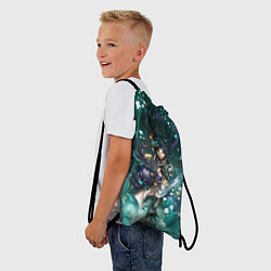 Рюкзак-мешок Сяо Геншин Импакт Z, цвет: 3D-принт — фото 2