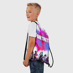 Рюкзак-мешок Фортнайт - Fortnite - Форточка, цвет: 3D-принт — фото 2