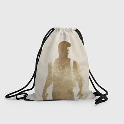 Рюкзак-мешок Силуэт Нейта Дрейка Uncharted, цвет: 3D-принт