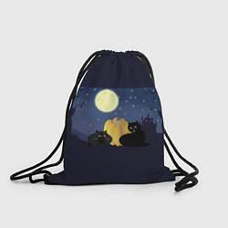 Рюкзак-мешок Котострашилка, цвет: 3D-принт