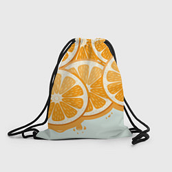 Рюкзак-мешок АПЕЛЬСИН ORANGE, цвет: 3D-принт