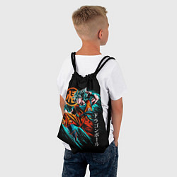 Рюкзак-мешок Сон Гоку, Dragon Ball, цвет: 3D-принт — фото 2
