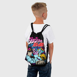 Рюкзак-мешок Джотаро Star Platinum, JoJos Bizarre Adventure, цвет: 3D-принт — фото 2