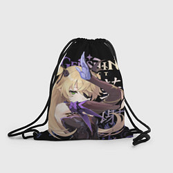Рюкзак-мешок Фишль Genshin Impact, цвет: 3D-принт