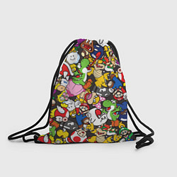 Рюкзак-мешок Mario ALLSTARS, цвет: 3D-принт