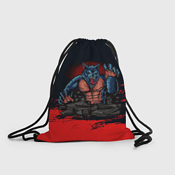 Рюкзак-мешок Вервульф, цвет: 3D-принт