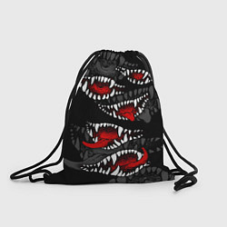 Рюкзак-мешок Атака вампиров, цвет: 3D-принт