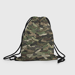 Рюкзак-мешок Именной камуфляж Колян, цвет: 3D-принт