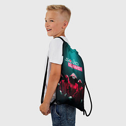 Рюкзак-мешок Беспощадный Кальмар, цвет: 3D-принт — фото 2