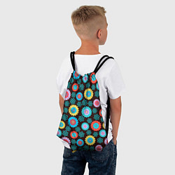 Рюкзак-мешок Flоwers, цвет: 3D-принт — фото 2