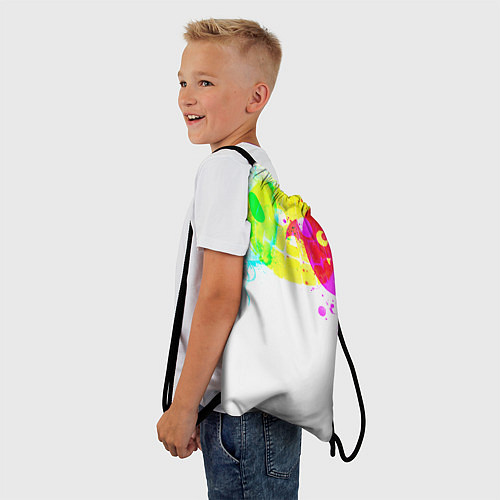 Мешок для обуви Призраки Хэллоуина полиэстер / 3D-принт – фото 3